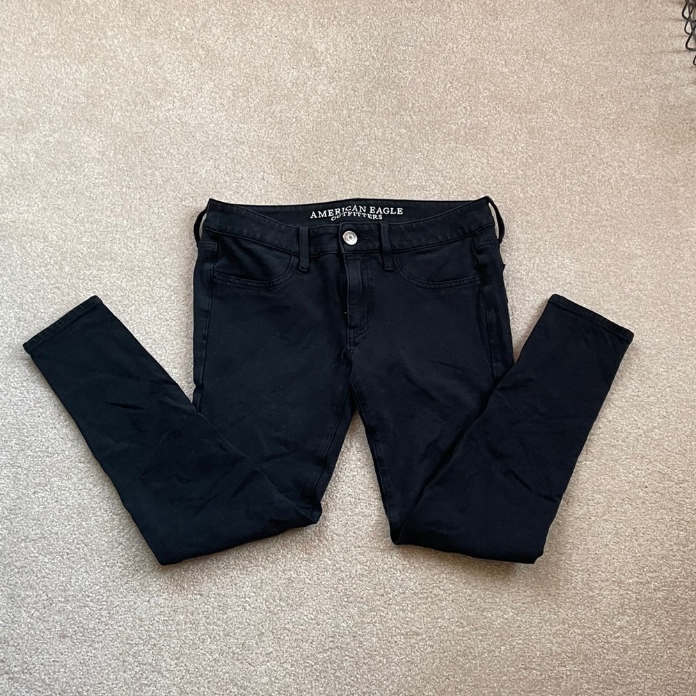 American Eagle Super Stretch Black Jegging